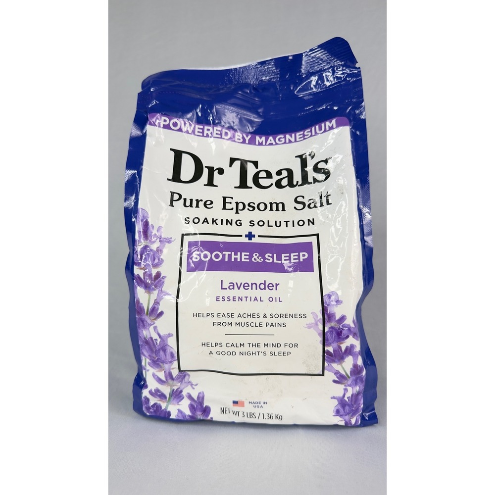 Dr Teal's Pure Epsom Salt Soaking Solution Soothe & Sleep Lavender
